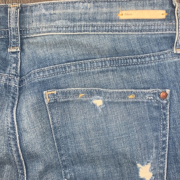 Pilcro and the Letterpress Blue Distressed Jeans - Picture 10 of 13
